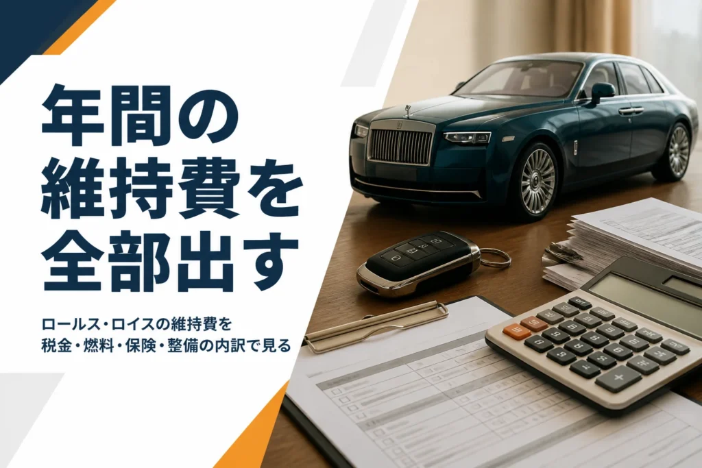 車のキーと電卓・書類が並ぶデスクのアイキャッチ